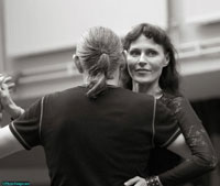 Charlotte Rivero dansar tango i Stockholm